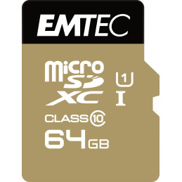 MICROSD CLASS10 GOLD+ 64GB...
