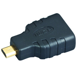 HDMI(F)-MICROHDMI(M) NEGRO